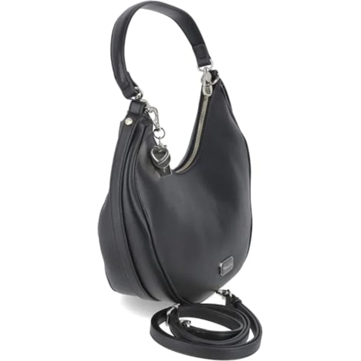 Tamaris TAS Katharina Schultertasche 31 cm, schwarz, aus 100% Polyurethan, 28 cm hoch, 10 cm tief – Bild 4