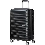 American Tourister Flashline - Spinner M, Koffer, 67 cm, 69/75 L, Schwarz (Shadow Black)