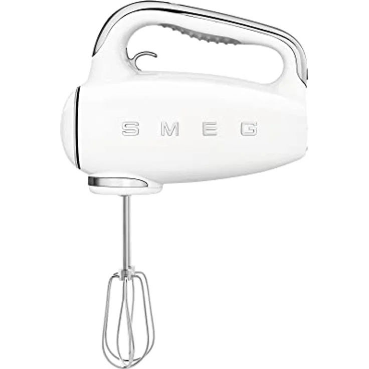 Smeg HMF01WHEU Handmixer im 50er Jahre, 250W, 9 Geschwindigkeiten, Kunststoff, weiß – Bild 3