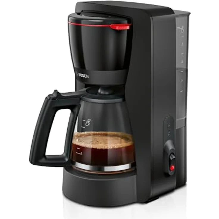 Bosch Filterkaffeemaschine MyMoment TKA2M113,1200 W, Glaskanne 1,25 l, für 10-15 Tassen, 40min Warmhaltefunktion, Schwarz matt – Bild 1