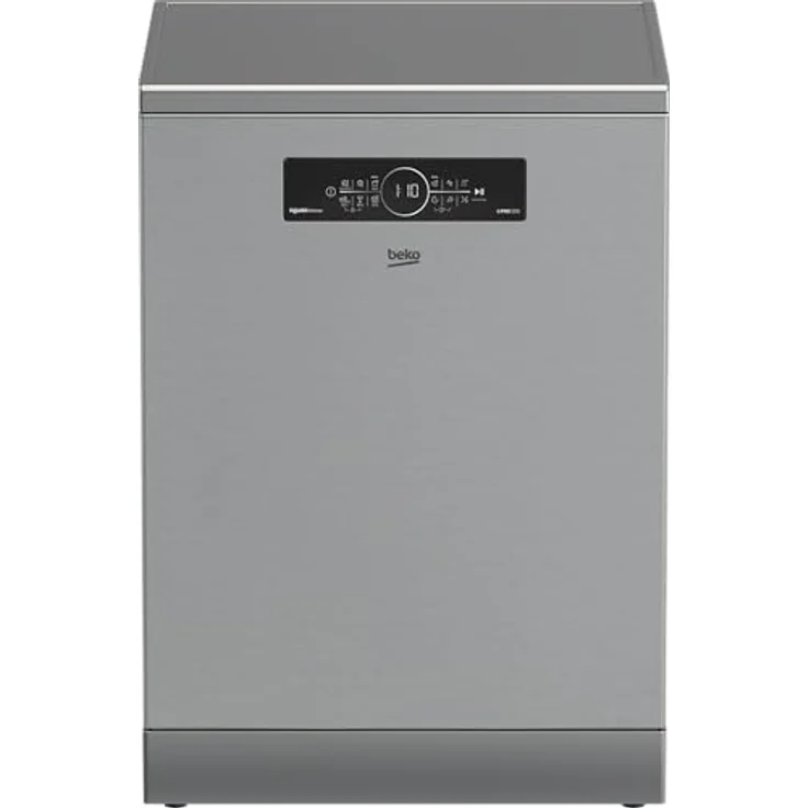 Beko BDFN36541XP Geschirrspüler, freistehend, 60 cm, Edelstahl Schwarz, 15 Maßgedecke, 12 Programme, SensorAdapt, TargetDry, PowerIntense, SelfDry – Bild 1