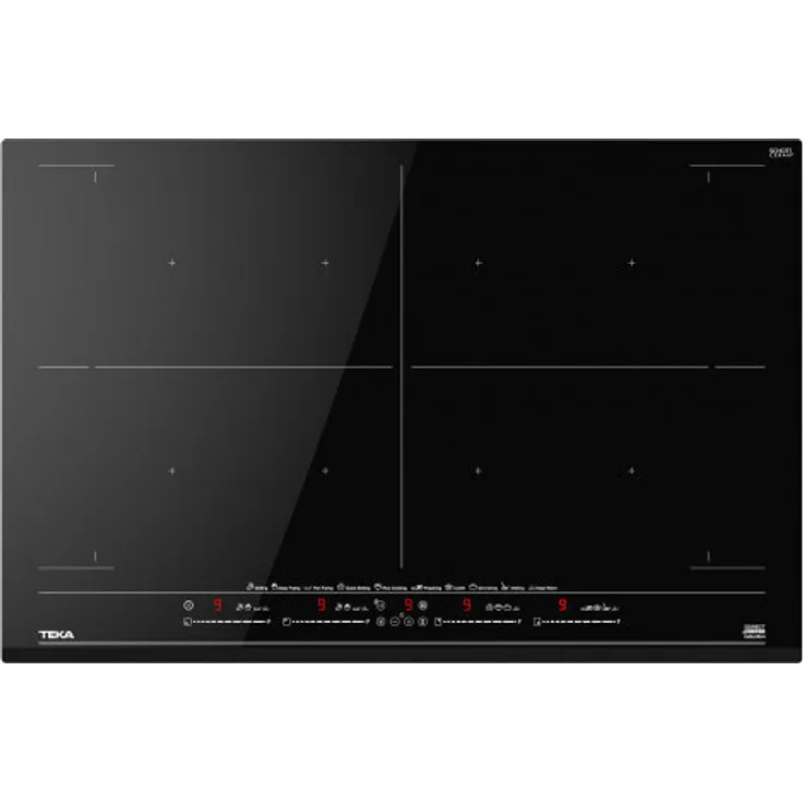 TEKA IZF88700MSTBK 80cm DirectSense FullFlex-Induktionskochfeld mit Reiskoch-Funktion, Schwarz
