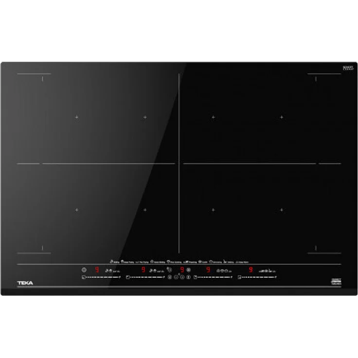 TEKA IZF88700MSTBK 80cm DirectSense FullFlex-Induktionskochfeld mit Reiskoch-Funktion, Schwarz
