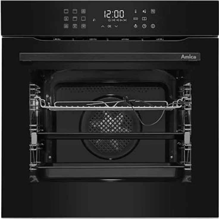 Amica EBX 944 870 V Einbaubackofen, 77 Liter, A+, Digitaldisplay, Schnellaufheizung, Heißluft, Umluft, Grill, Pizzastufe, Teleskopauszug – Bild 2