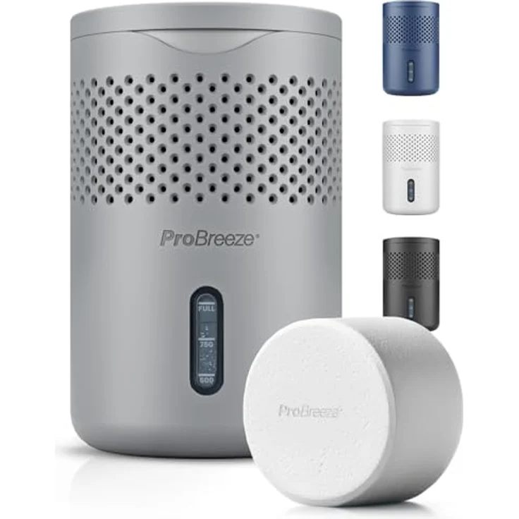 Pro Breeze Osmo Luftentfeuchter, Geräuschlos & Nachfüllbar, 700g Tablette für bis zu 100 Tage, kompakt & stilvoll in 4 Farben – Bild 1