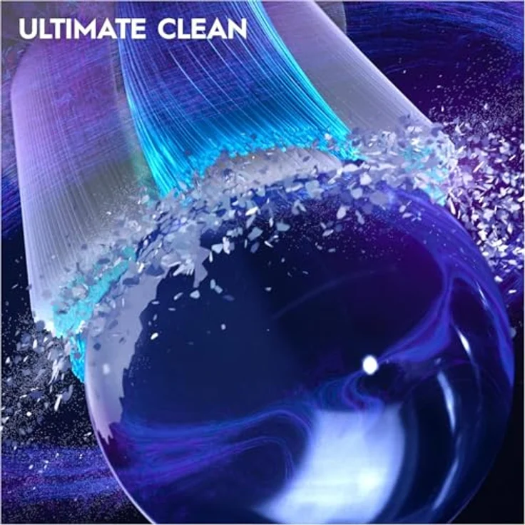 Oral-B iO Ultimative Reinigung Aufsteckbürsten für elektrische Zahnbürste, 6 Stück, ultimative Zahnreinigung, Zahnbürstenaufsatz für Oral-B Zahnbürsten, briefkastenfähige Verpackung, schwarz – Bild 3