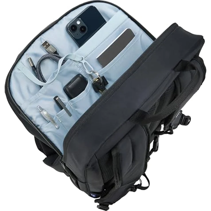 Thule EnRoute Rucksack, 49,5 cm mit Laptopfach, schwarz, 100% Nylon – Bild 6