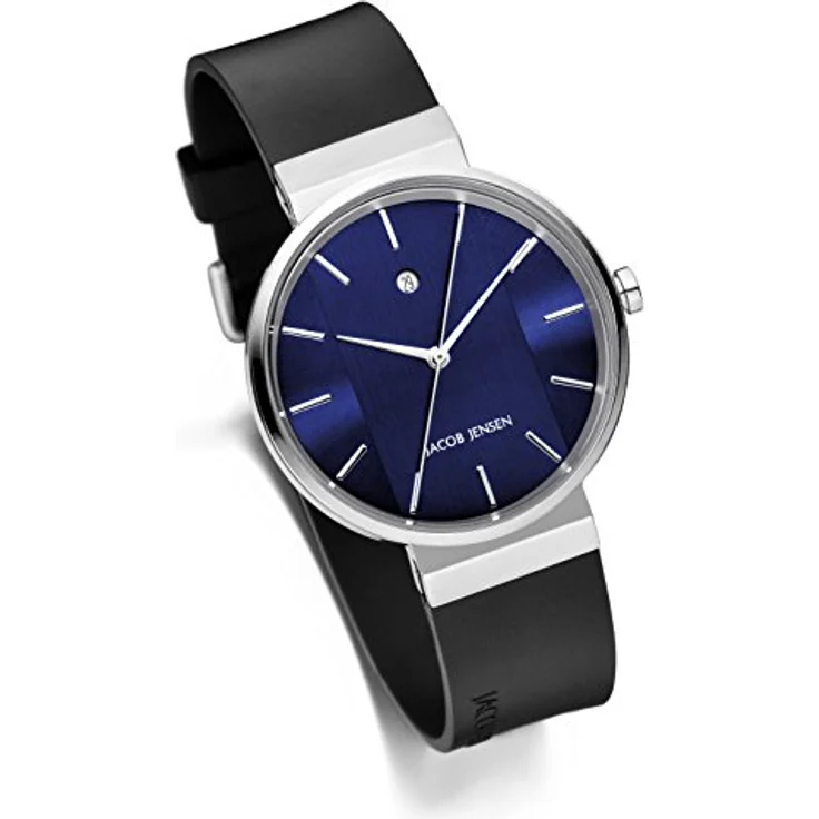 Jacob Jensen Unisex-Armbanduhr Analog Quarz Kautschuk JACOB JENSEN NEW SERIES NO. 739, Zeitmesser – Bild 1