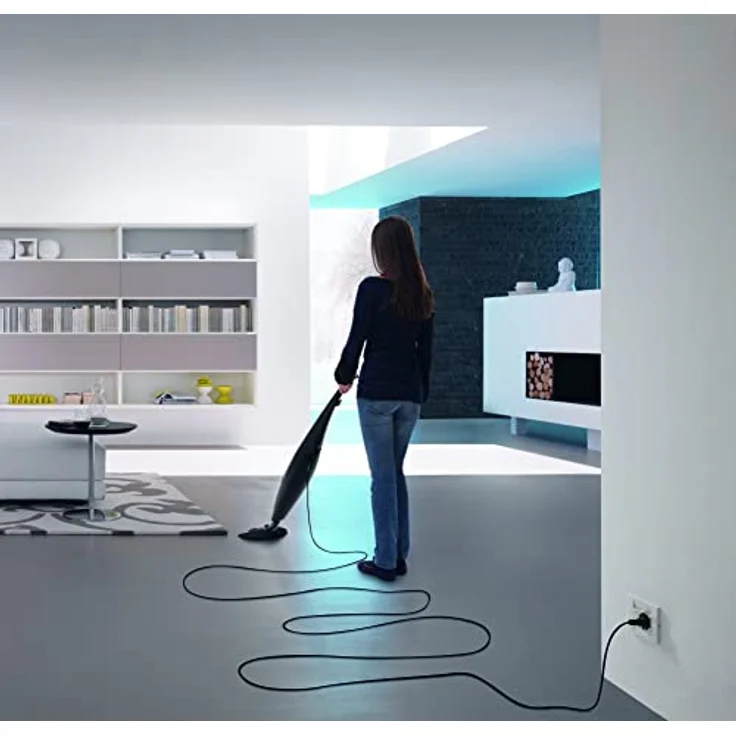 De’Longhi xl130.21 Akkubesen mit Tasche, 450 Watt, Blaugrün – Bild 7