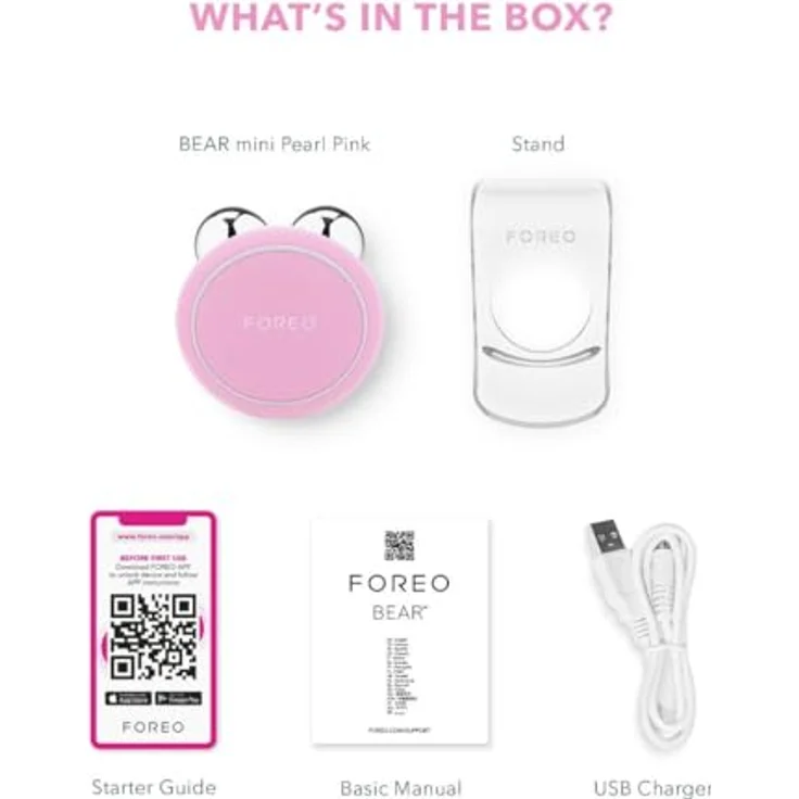 Foreo BEAR Mini Pearl Pink Gesichtsstraffung Massagegerät 1 Stück – Bild 6