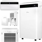 TroniTechnik TT-EF-04, Luftentfeuchter mit 20 l/Tag Entfeuchtungsleistung, WiFi-Steuerung, abnehmbarer Tank, automatische Abschaltung