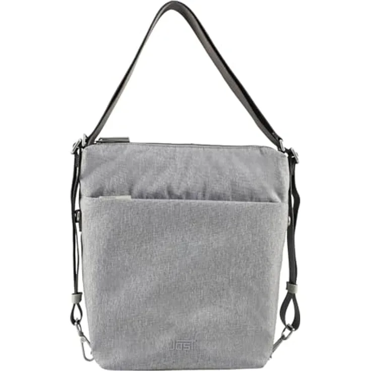 Jost Bergen 2in1 Rucksack-Tasche, flexibel mit 3 Tragevarianten, grau