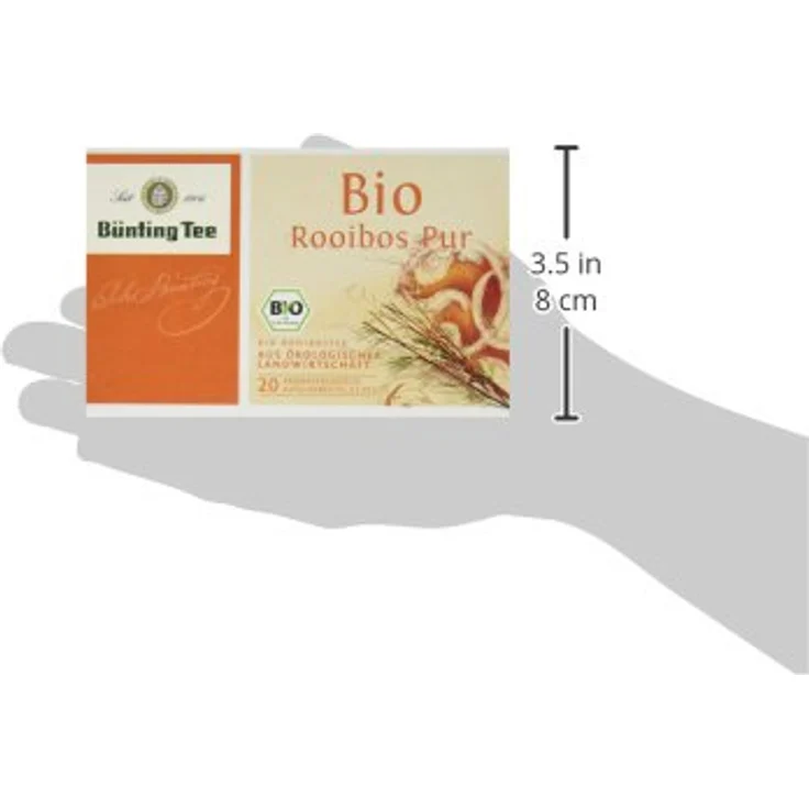Bünting Tee Bio Rooibos Pur, 20 Tassenbeutel – Bild 4