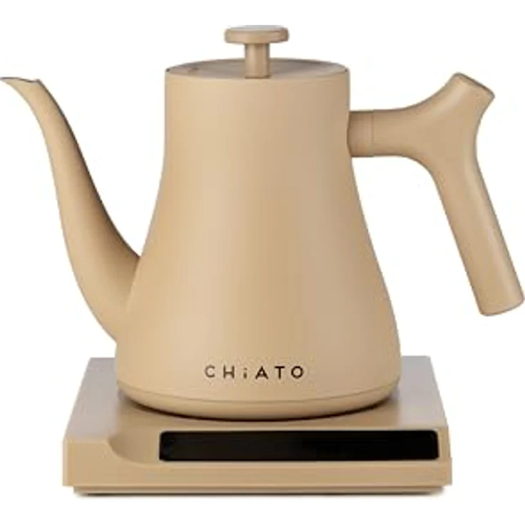 CHiATO flowPLAY Wasserkocher, 0,6 Liter, mit Temperaturwahl 40-100 °C, Touch-Display und 360°-drehbarem Sockel – Bild 3