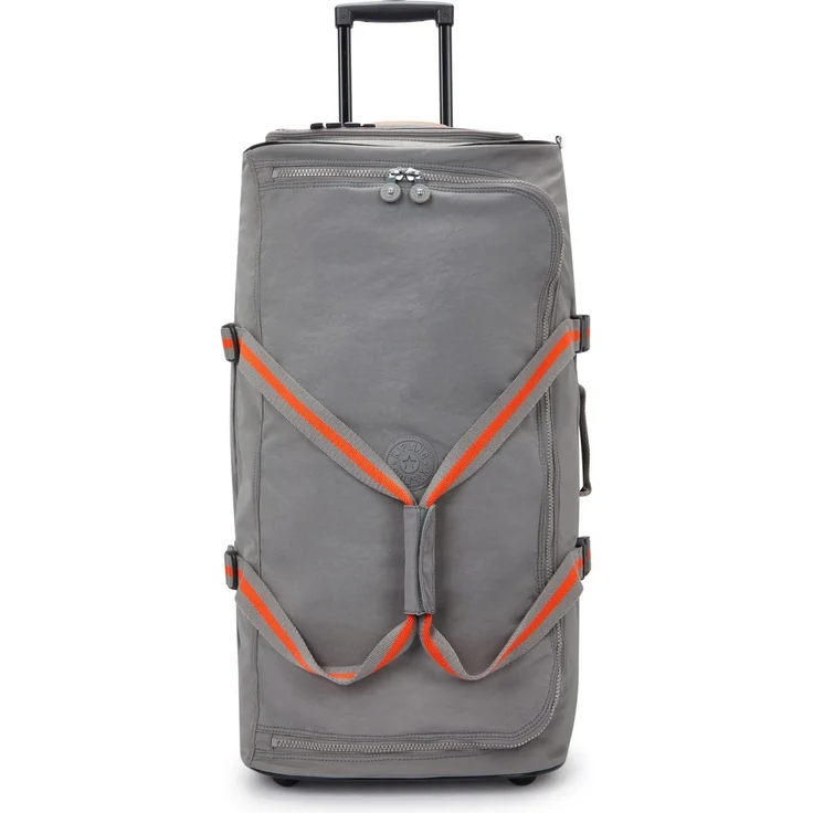 Kipling Basic Teagan 2 Rollen Reisetasche L 77 cm, grau, mit 91 l Volumen und praktischem Raumteiler