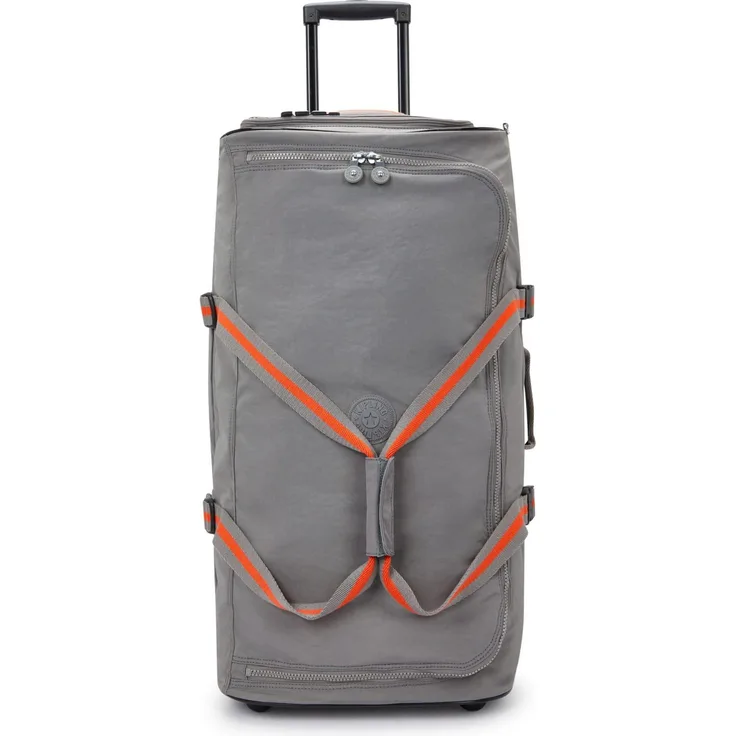 Kipling Basic Teagan 2 Rollen Reisetasche L 77 cm, grau, mit 91 l Volumen und praktischem Raumteiler