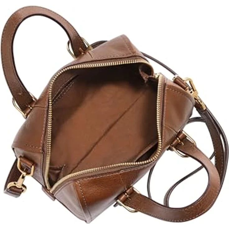 Fossil Umhängetasche Carlie, Leder, stylische Handtasche mit abnehmbarem Umhängeriemen – Bild 4