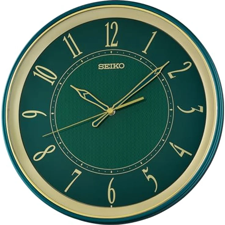 Seiko Clocks Wanduhr QXA834M, schleichende Sekunde, Kunststoffgehäuse, Ø34 x 4.5 cm – Bild 1