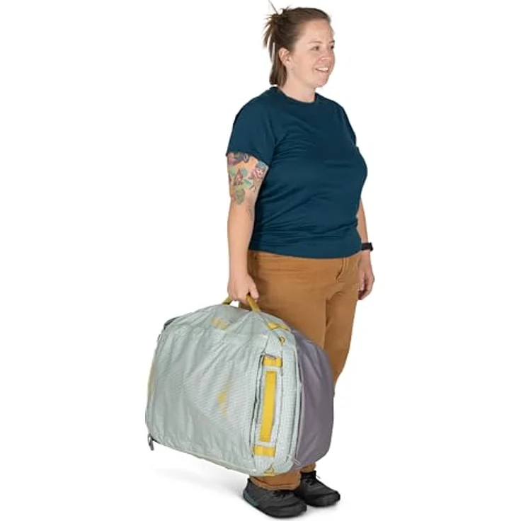 Osprey Transporter 65, Weekender Reisetasche aus 100% Nylon, 41 cm x 30 cm x 68 cm, frostige Minze-Soundwave Grau – Bild 13