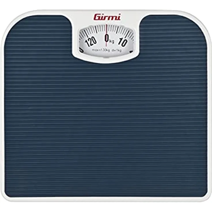 Girmi Mechanische Personenwaage BP02 - 1270 g, blau, 27 x 4.5 x 24.5 cm L x H x P