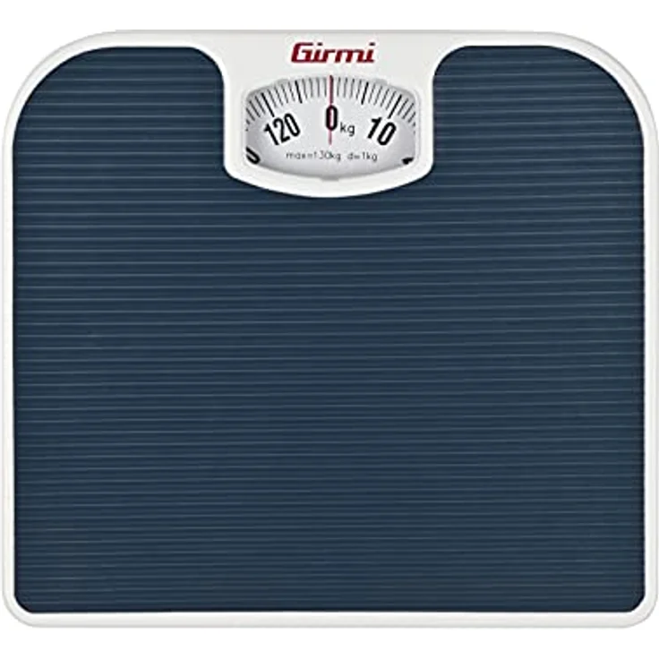 Girmi Mechanische Personenwaage BP02 - 1270 g, blau, 27 x 4.5 x 24.5 cm L x H x P – Bild 1