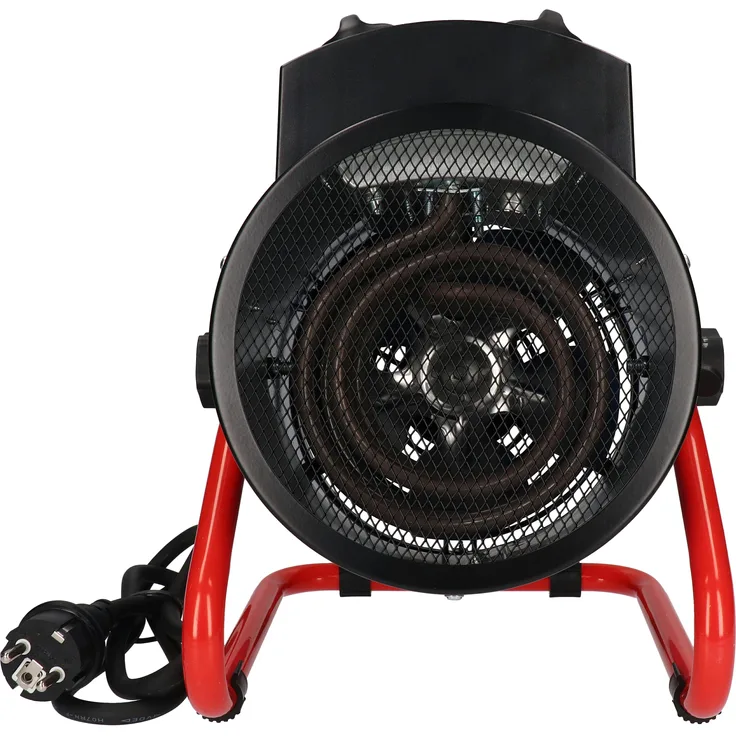 Blaupunkt EH5010 Elektrische Heizung 3 kW, Heizlüfter mit einstellbarem Thermostat, schwarz