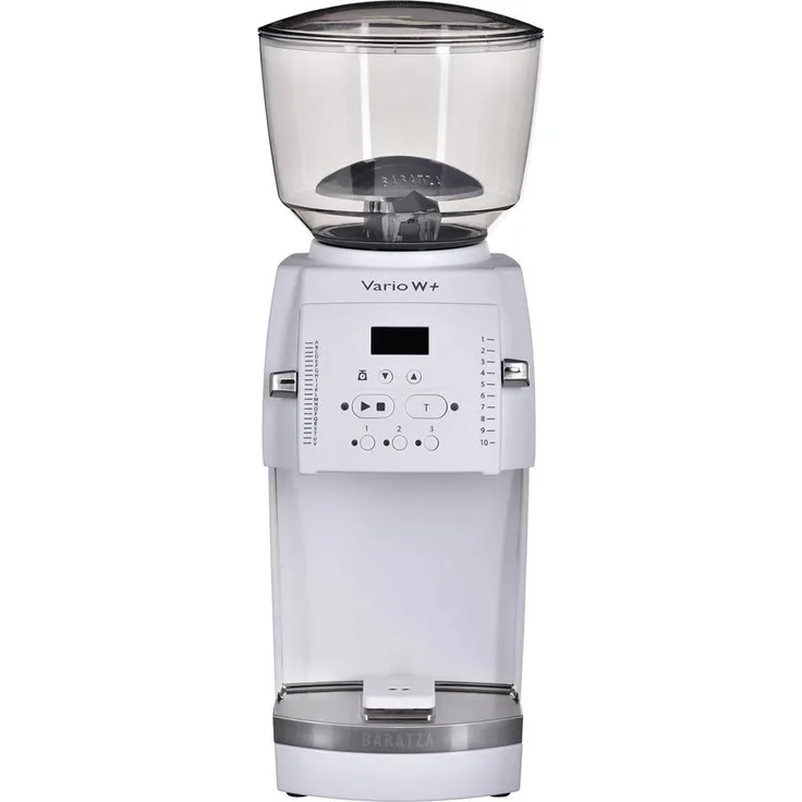 Baratza Vario W+ Automatikmühle, präzise Kaffeemühle mit digitaler Skala, Weiss