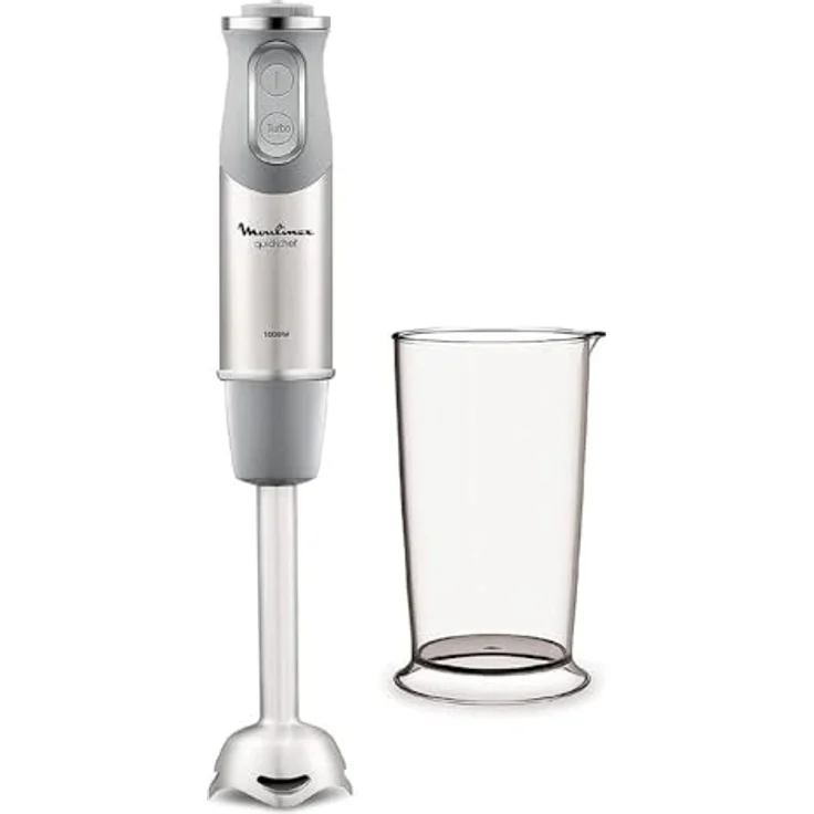 Moulinex QuickChef Stabmixer Mixer ohne Zubehör 1 accesorio grau – Bild 2