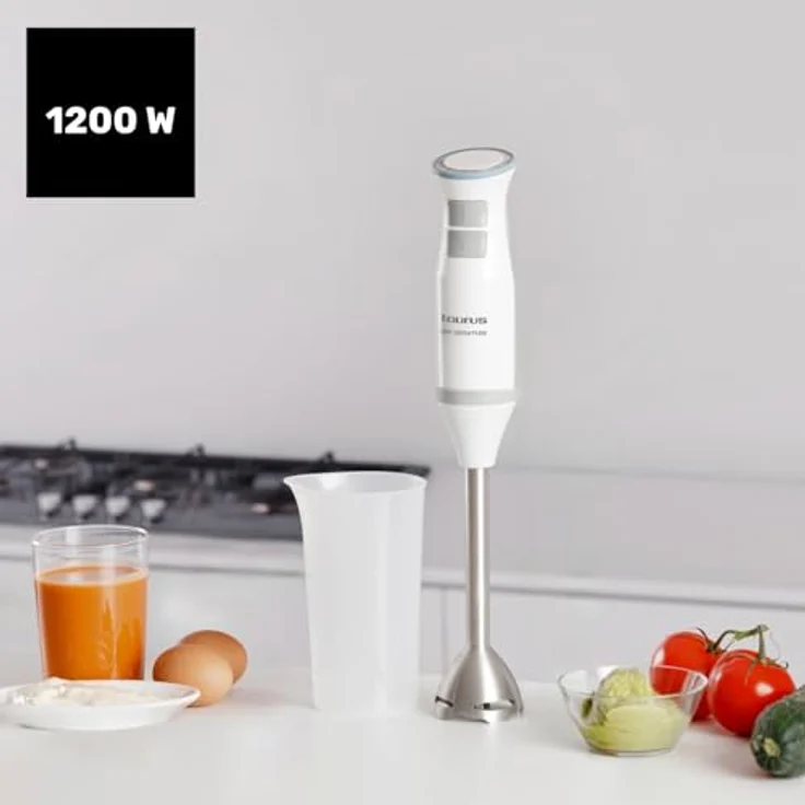 Taurus Stabmixer Handrührgerät BAPI 1200 PURE, 1200 W Leistung, Metallstäbe – Bild 2