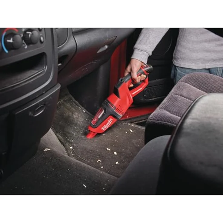 Milwaukee M12 HV Akku-Handstaubsauger 12Volt, 934 l-min, Gewicht nur 1,2 kg, 0-Version (ohne Akku-Ladegerät) – Bild 8