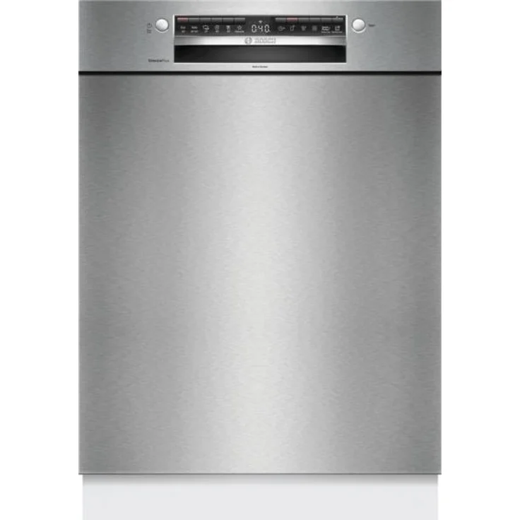 Bosch Serie 4 SMU4HAS07E, Unterbau-Geschirrspüler, gebürsteter Stahl, 13 Maßgedecke, Energieeffizienzklasse C, Home Connect-fähig