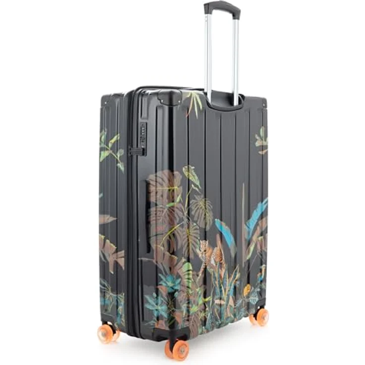 Hauptstadtkoffer Q-Damm, Großer Hartschalenkoffer 78cm, 133 Liter, TSA, 4 Rollen, Volumenerweiterung, Design Leopard – Bild 5