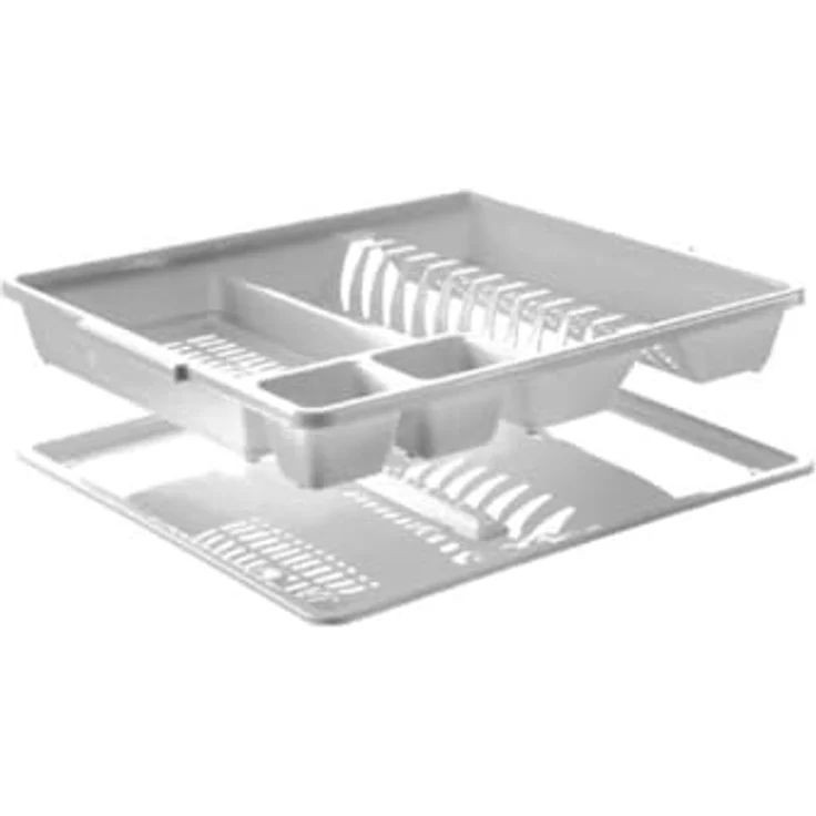 Tontarelli Scolap Abtropfgestell für Spüle, weiß, 47 x 38 x 8,5 cm, praktisches Spülutensil – Bild 3
