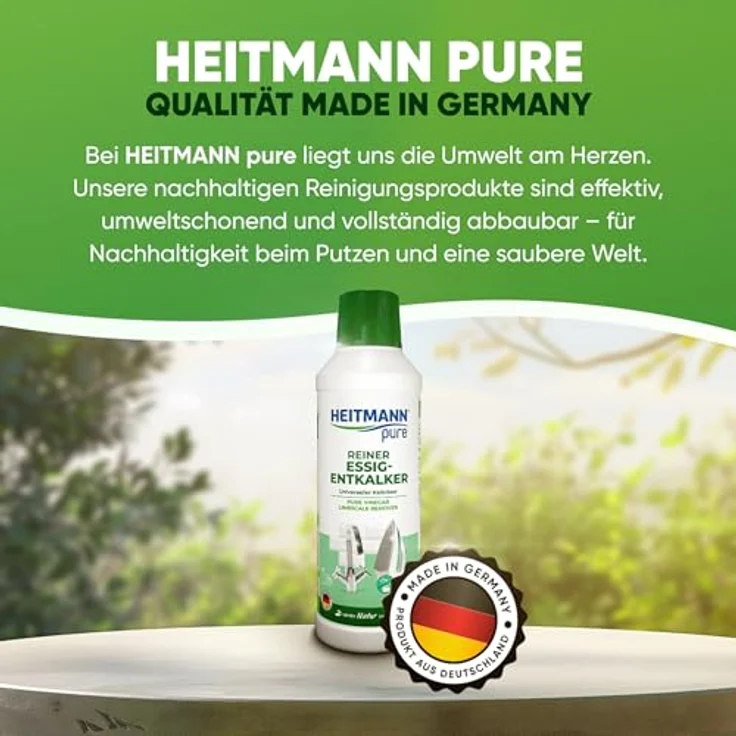HEITMANN Heitmann pure Reiner Essig-Entkalker 500ml, Universalentkalker für Küche und Bad, umweltfreundlich – Bild 6