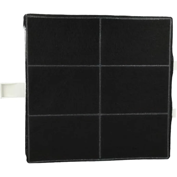 vhbw Aktivkohlefilter kompatibel mit Bosch DKE645E, DKE955MBR, DHZ5185, DHZ5186, DHZ5105, DHZ5180 Dunstabzugshaube - 22,2 x 22,2 x 2,4 cm - Preisvergleich – Bild 1