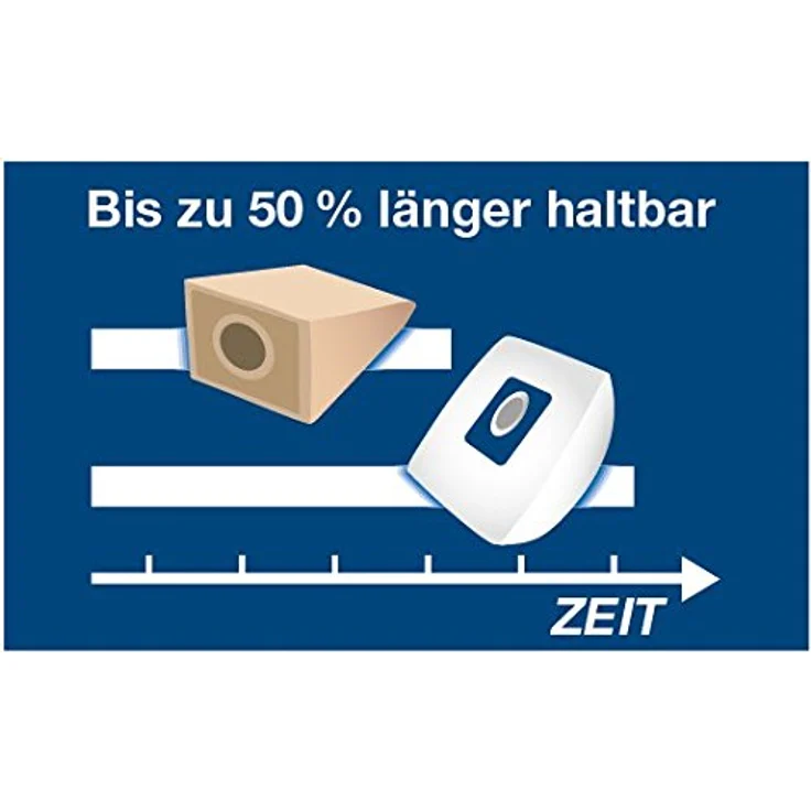 Menalux 2112 Staubsaugerbeutel für Rowenta RO 64, RO 6432, RO 63, RO 68, 5 Duraflow Synthetikbeutel mit 1 Motorfilter, TÜV geprüft, Weiß – Bild 4