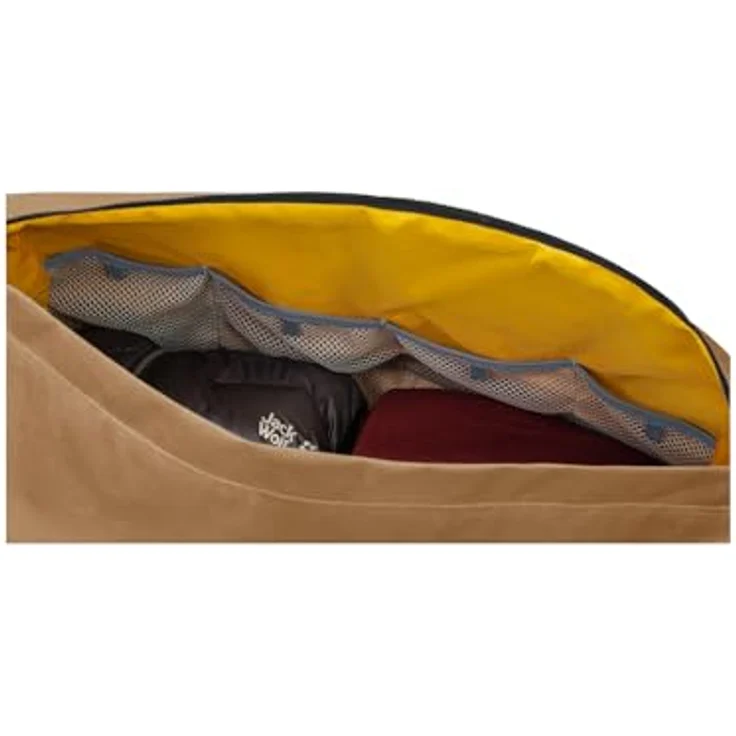 Jack Wolfskin Traveltopia Reisetasche, 59 cm, 100% Polyester, braun – Bild 6