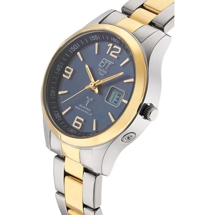ETT Eco Tech Time Funk Solar Damen Uhr Analog mit Edelstahl Armband ELS-11600-32M – Bild 2