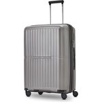 Pactastic Ultraleicht Hartschalen Check-in Koffer | Mittelgroßer Trolley 45 x 26 x 67 cm | von 71 auf 80 Liter erweiterbar nur 3,5 kg, Polypropylen | 4 Doppelrollen & TSA (Collection 01+)