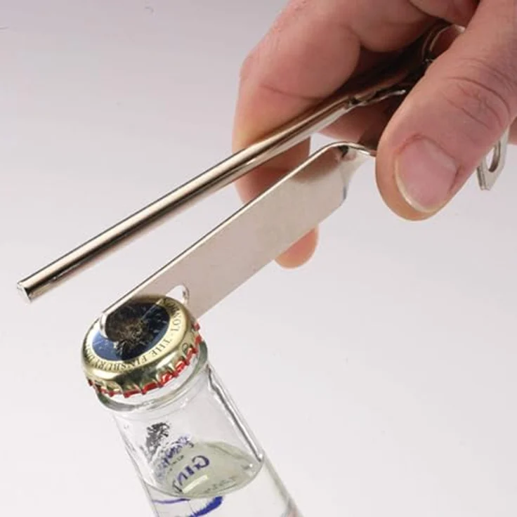 Westmark Zangendosenöffner mit Kapselheber, Länge: 14,8 cm, Stahl, Standard, Silber, 10302270 – Bild 5