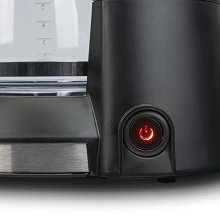 Korona 12304 Single-Kaffeemaschine | 0,7 Liter für 5 Tassen | Kompakte Bauweise, ideal für kleine Haushalte | Inklusive Permanentfilter | Schickes Edelstahlgehäuse – Bild 4