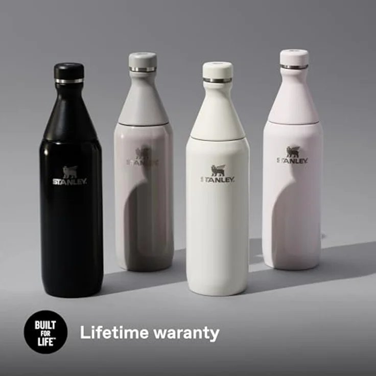 Stanley 1913 Trinkflasche All Day Slim Bottle, doppelwandig isoliert, 90 % recycelter Edelstahl, spülmaschinenfest, glänzend-matt – Bild 8