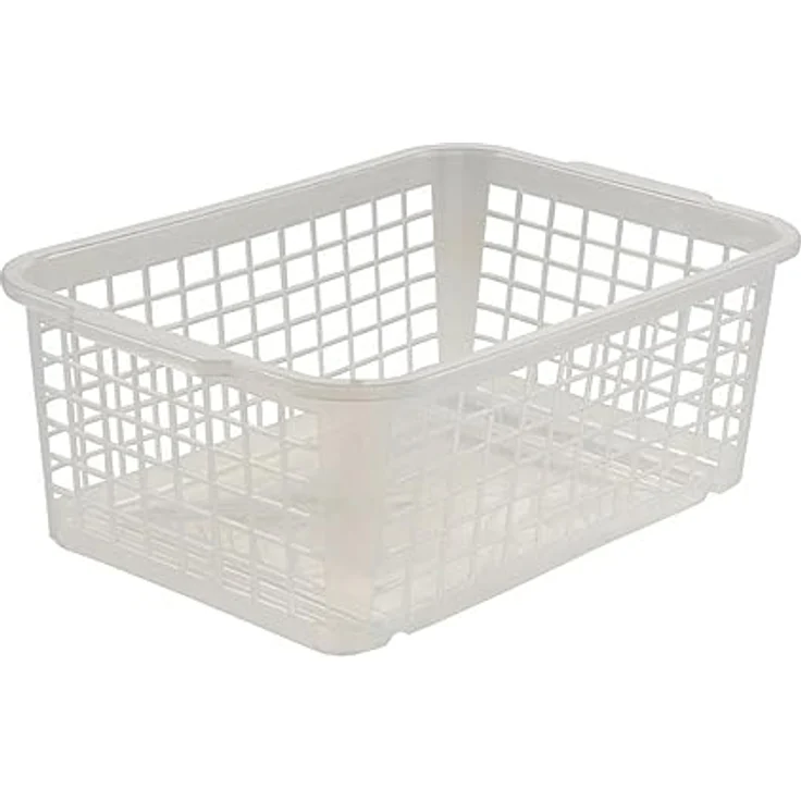 keeeper Körbchen 30x20cm, Polypropylen, Natur/Transparent, 4,5 l – Bild 1