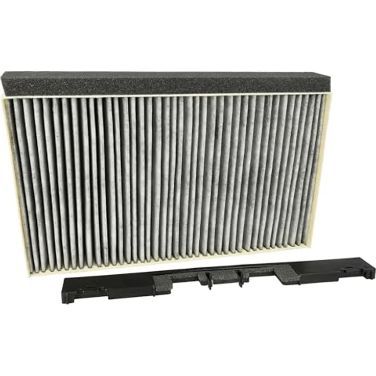 vhbw Aktivkohlefilter FKS174BSH, Ersatzfilter für Dunstabzugshaube, schwarz/grau, 315 g, optimierte Geruchsbindung – Bild 1
