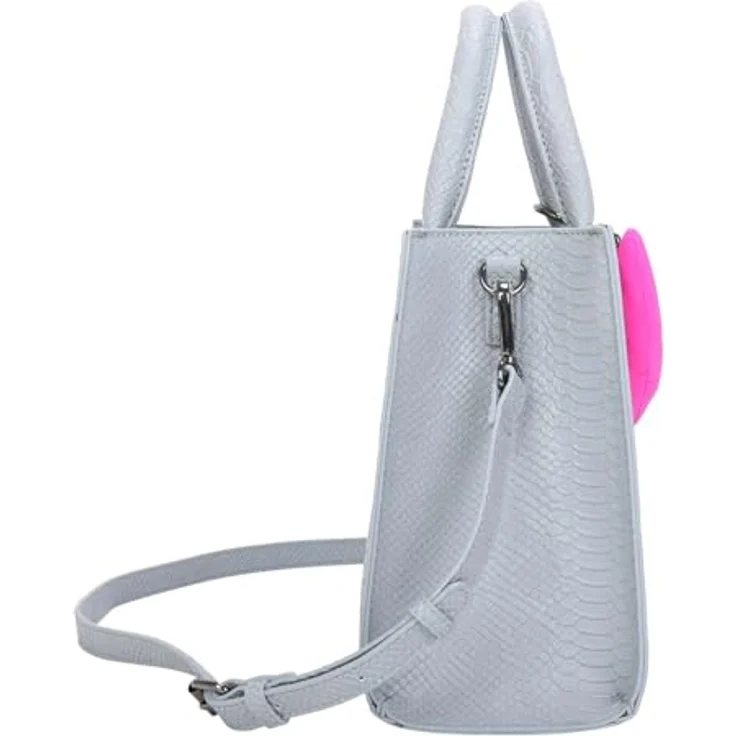 Buffalo Big Boxy Shopper Tasche 26 cm, Blau, aus widerstandsfähigem Polyurethan mit abnehmbaren Umhängeriemen und innerem Reißverschlussfach – Bild 3