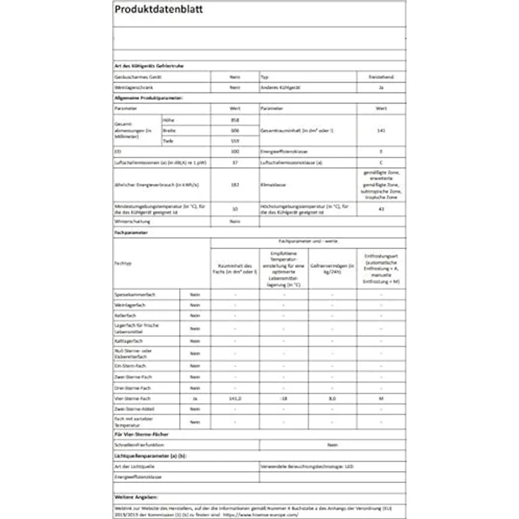 GORENJE FH15E6W5 Gefriertruhe, 141 l, Energieeffizienzklasse E, 858 mm hoch, inklusive abschließbarer Tür und Gefrierkorb, FreezeProtect-Technologie – Bild 5
