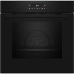 Neff B2CCJ7AK0, N30, Einbaubackofen 60x60cm, schwarz mit CircoTherm, LED Display, Pyrolyse, Klapptür - Preisvergleich