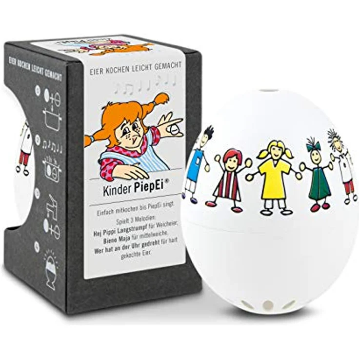 Brainstream Kinder PiepEi, Eieruhr zum mitkochen, Spielt 3 Melodien für 3 Härtegrade, A004619 – Bild 2