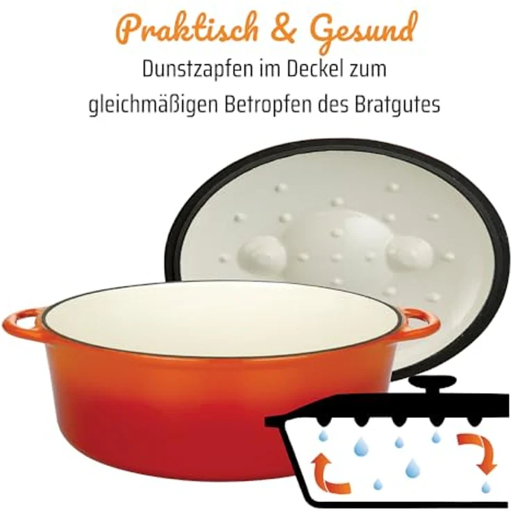 GSW 716420 GUSSEISEN Bräter 33x25cm O:S: – Bild 6