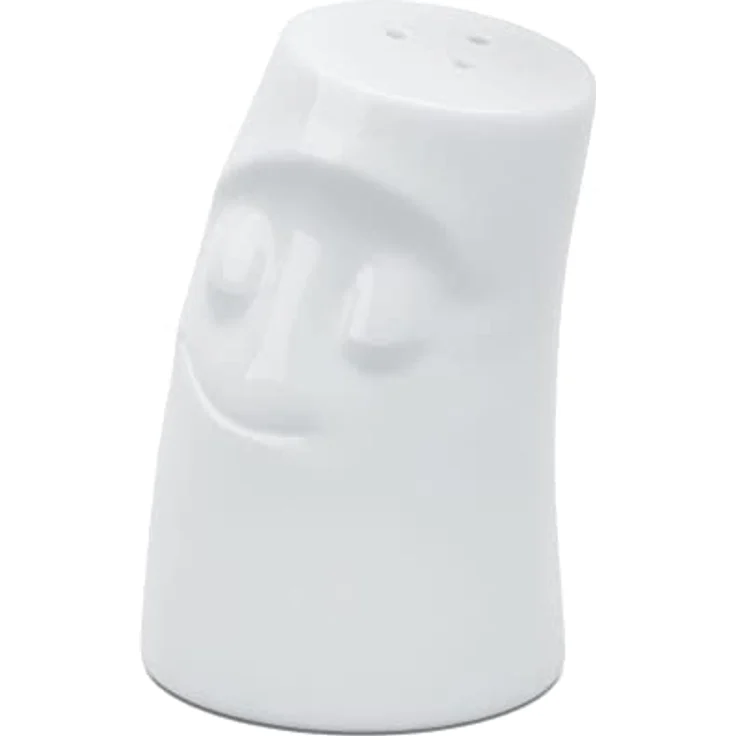 FIFTYEIGHT PRODUCTS Würzschmusie VERSCHMUST, Salzstreuer aus hochwertigem Porzellan, spülmaschinenfest, 7,5 cm hoch, Made in Germany, Geschenkbox – Bild 2